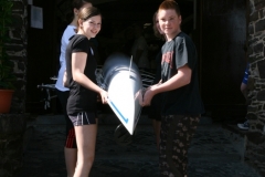 2010 Schulrudern mit dem neuen Boot